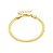 Pulseira Masculina Lacraia Fita Dourada Ajustável - Imagem 1