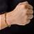 Pulseira Masculina Dourada Ajustável Elos - Imagem 3