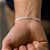 Pulseira de Prata Masculina 2 Fio Veneziana 1 Fio Corda - Imagem 3