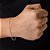 Pulseira de Prata Masculina Cordão Baiano Fino - Imagem 2
