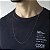 Colar Corrente Masculina Aço Inoxidável Veneziana - 60 cm - Imagem 2