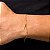 Pulseira Masculina Cruz e Bolinhas Dourado - Ajustável - Imagem 4