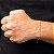 Pulseira Masculina Cruz e Bolinhas Dourado - Ajustável - Imagem 2