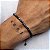 Pulseira Masculina Olho Grego Cinza - Ajustável - Imagem 2