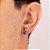 Brinco Masculino Caveira Obsidiana - PAR - Imagem 4