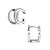 Brinco Masculino DG Minimalista Urban - PAR - Imagem 1