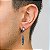 Brinco Masculino Pena Night Wolf - Par - Imagem 3