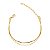 Pulseira Masculina De Ouro Folheado 18k Veneziana Dupla - Imagem 1