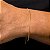 Pulseira Masculina De Ouro Folheado 18k Veneziana Simples - Imagem 3