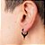 Brinco Masculino Argola Asgard  PRETO - PAR - Imagem 2