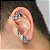 Ear Cuff Dragão - 1 Peça (Pode ser usado na Direita ou Esquerda) - Imagem 2