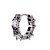 Brinco Masculino de Argola Cravejado GlamRock - PAR - Imagem 1