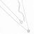 Corrente de Prata 925 Ponto de Luz Zircônia - 55cm Ajustável - Imagem 1