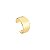 Piercing Clip de Encaixe Folheado a Ouro 18k Reto (1Peça) - Imagem 1