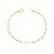 Pulseira Masculina Cruz Folheada a Ouro 18k - Imagem 1