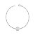 Pulseira Masculina Banho Ródio Prata - Imagem 1