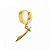 Brinco Masculino Espada de Iansã Dourado - PAR - Imagem 1
