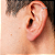 Piercing Pressão Prata Cravejado Coleção Futurx - 1 Peça - Imagem 2