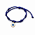 Pulseira Nós de Cetim Azul Olho Grego - Imagem 1