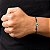 Pulseira Nós de Cetim Azul Olho Grego - Imagem 2