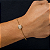 Pulseira Masculina São Bento Veneziana Folheada a Ouro 18k - Imagem 2