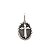 Pingente de Prata 925 Masculino Crucifixo Oval - Imagem 1