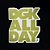 ADESIVO STICKERS DGK DGK ALL DAY SKATEBOARDING - GOLD - Imagem 1