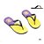 CHINELO HOCKS AMARELO/ROXO "BLACK" - Imagem 1