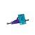 TRUCK INTRUDER BOLT SOLID MID 149MM BLUE/PURPLE- NOVA SERIE - Imagem 4
