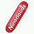 Shape Nineclouds Creme Red 8.0" + Lixa embrechada Super Grip - Imagem 1
