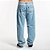 CALCA DC SHOES JEANS WORKER OVERSIZE DENIM BLUE - Imagem 3