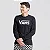 CAMISETA VANS CLASSIC MANGA LONGA FULL BLACK - Imagem 1