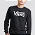 CAMISETA VANS CLASSIC MANGA LONGA FULL BLACK - Imagem 4