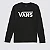 CAMISETA VANS CLASSIC MANGA LONGA FULL BLACK - Imagem 5