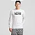 CAMISETA VANS CLASSIC MANGA LONGA  WHITE BLACK - Imagem 1