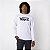 CAMISETA VANS CLASSIC MANGA LONGA  WHITE BLACK - Imagem 1