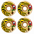 Roda Milk 101a Flower 53mm - Imagem 2