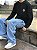 Calça Foton Jeans Cargo - Azul Claro - Imagem 1
