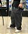 Calça Foton Carpinteiro Jeans Estonada - Preto - Imagem 1