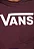 CAMISETA VANS CLASSIC SS BURGUNDY WHITE - Imagem 3