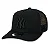 Boné New Era 9FORTY A-Frame Trucker Snapback Aba Curva MLB New York Yankees - Preto - Imagem 1