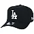 Boné New Era 9FORTY A-Frame Snapback MLB Los Angeles Dodgers Aba Curva Preto - Imagem 1