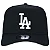 Boné New Era 9FORTY A-Frame Snapback MLB Los Angeles Dodgers Aba Curva Preto - Imagem 2
