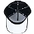 Boné New Era 9FORTY A-Frame Snapback MLB Los Angeles Dodgers Aba Curva Preto - Imagem 5