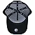 Boné New Era 9FORTY A-Frame Trucker Snapback MLB New York Yankees Aba Curva Preto - Imagem 4