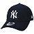 Boné New Era 9FORTY Snapback MLB New York Yankees Aba Curva Azul Marinho - Imagem 1