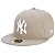 Boné New Era 59FIFTY Fitted MLB New York Yankees 7 1/2 - Kaki - Imagem 1