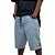Bermuda Foton Jeans Destroyer Azul Claro - Imagem 1