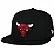 Boné New Era 59FIFTY Aba Reta NBA Chicago Bulls 7 3/8 - Imagem 1