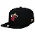 Boné New Era 9Fifty Orig.Fit Miami Heat Core Nba - Imagem 1